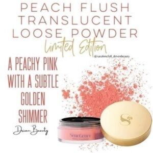 SeneGence Translucent Powder 8.1 ounces Peach Flush color New in sealed package